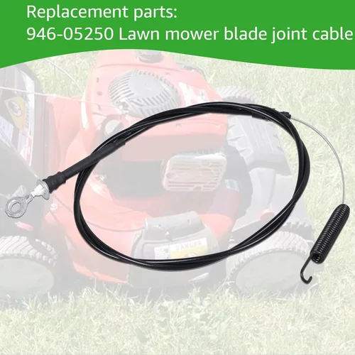 Vista 3 de 946-05250 746-05250 Cable de control de cuchilla de cortacésped compatible con cortacésped MTD Cub Cadet CC600 CC 600