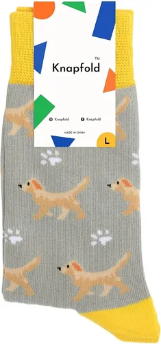 Vista 9 de Knapfold Calcetines divertidos para hombre con diseño de animal