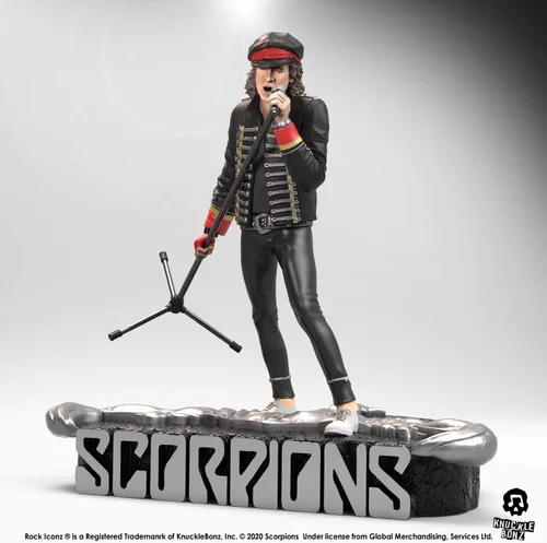 Vista 5 de Knucklebonz - Estatua coleccionable de edición limitada de Klaus Meine (Scorpions) (solo 3000 creados) - Iconz de rock, con licencia