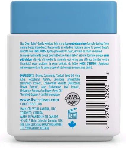 Vista 2 de Live Clean Baby Gentle Moisture Non Petroleum Jelly, 4.23 oz