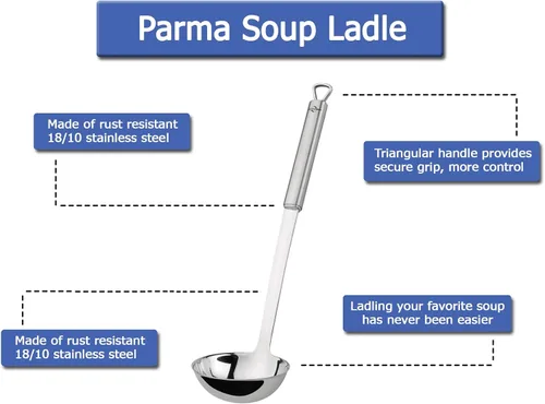 Vista 14 de Küchenprofi Parma Espátula / Turner, 13.5", Plata