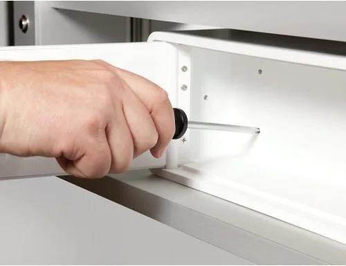 Vista 5 de MEDICINE RX SAFE - Caja fuerte con llave de barril para botiquín