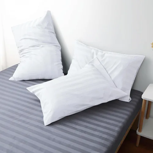 Vista 25 de Juego de 2 fundas de almohada 100% de algodón egipcio, fundas de almohada refrescantes de 400 hilos, fundas de almohada suaves y transpirables