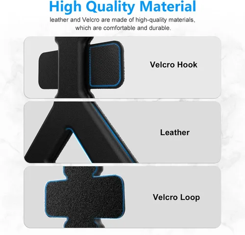 Vista 3 de AMVR Head Back Foam Padding, Soft Leather Pad for Meta Quest 2 VR Headset Head Strap Accessories(Black)