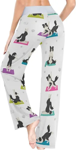 Vista 5 de vvfelixl Pantalones de pijama para mujer, yoga, pastor alemán, ropa de dormir, ejercicios, ropa de dormir