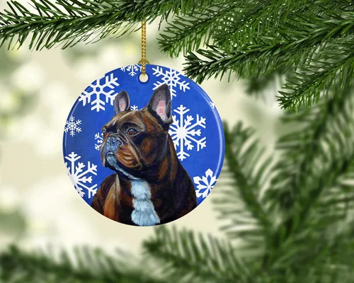 Vista 324 de Caroline's Treasures Cavalier Spaniel - Adorno de cerámica para colgar en el árbol de Navidad, para el hogar, Navidad, fiestas, regalo, 3 pulgadas