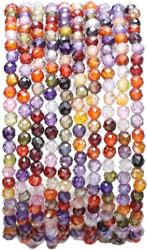 Vista 75 de BEADIA Cuentas de piedra natural africana de turquesa faceted rondelle 3x4mm semipreciosas sueltas para hacer joyas 38cm