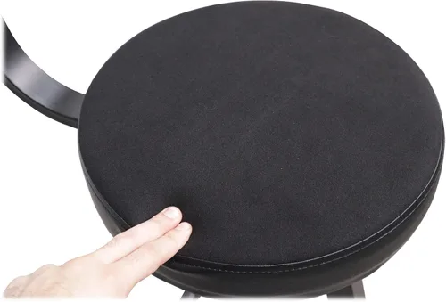 Vista 9 de Prox X-GIGCHAIRMK2 - Silla de trono portátil plegable para operador AV para DJ, altura ajustable, con cojín acolchado de terciopelo de 13 pulgadas