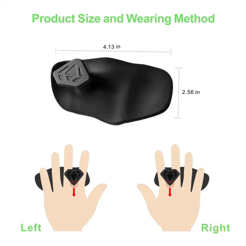 Vista 7 de Anti-Slip Workout Grips, Rubber Gym Palm Protectors for Weight Lifting