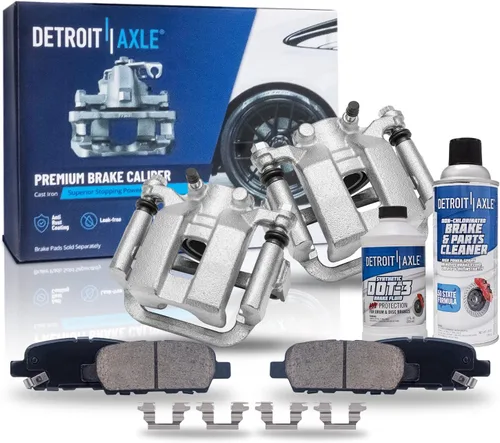 Vista 112 de Detroit Axle - Pastillas de freno para Avalanche Express Suburban Savana Yukon XL 1500 Chevy Tahoe GMC Cadillac Escalade, Pastillas de freno