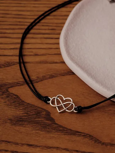 Vista 4 de Sacina Gargantilla gótica gótica, estilo hippie, estilo hippie, de piel sintética, delicada, negra, regalo de joyería para mujeres y niñas
