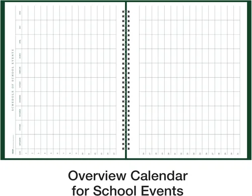Vista 3 de Ward Plan de lecciones para maestros de 8 períodos/Libro de tareas (44 semanas)