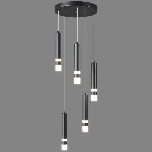 Vista 11 de Lámpara colgante moderna para cocina, lámpara LED regulable, cromada, mini iluminación colgante para isla de cocina, dormitorio, mesita de noche
