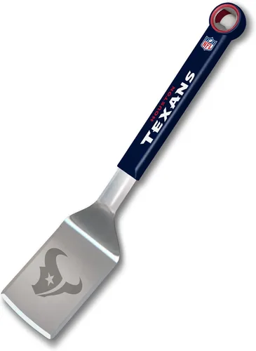 Vista 7 de YouTheFan NFL - Espátula para barbacoa de acero inoxidable con abrebotellas