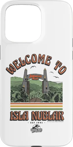 Vista 30 de Funda para iPhone 12 mini Jurassic Park Welcome to Isla Nublar