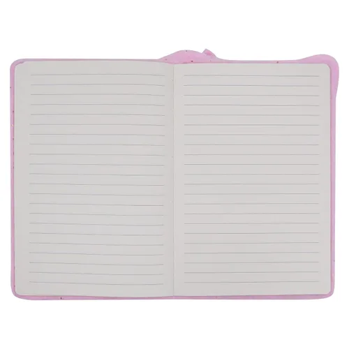 Vista 4 de Cute Cat Plush Notebook with Sequined Bow, Kids Girls Cartoon Fuzzy Writing Drawing Pad Personal Journal Diary Notepad with Lined Paper Notebook