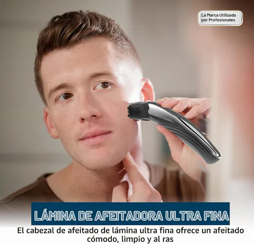 Vista 4 de Wahl Clipper 2 en 1 Afeitadora y cortadora de pelo de iones de litio, cable recargable, kit combinado de cortadora de pelo y afeitadora inalámbrica