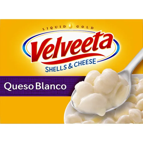 Vista 11 de Velveeta Brócoli de conchas y queso con pasta de conchas, salsa de queso y floretes de brócoli, caja de 9.4 onzas
