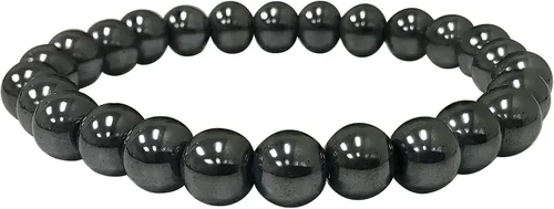 Vista 258 de Gem Avenue Handmade Round Bead Stretch Bracelet Unisex Natural Stone Beaded Jewelry for Men & Women, Elastic Wristband for Daily Wear