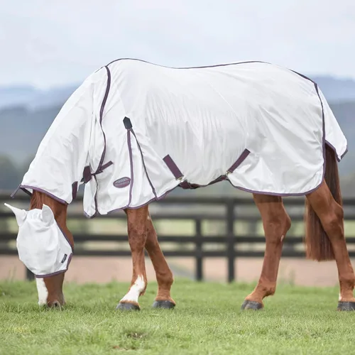 Vista 3 de WeatherBeeta ComFiTec Essential Mesh II - Cuello combinado, blanco/granate/gris, 75 pulgadas