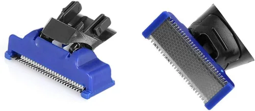 Vista 4 de 2 cabezales de repuesto para afeitadora compatibles con Micro Touches Solo Trimmer cuchillas de repuesto (2 piezas + 2 cepillos)