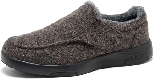 Vista 9 de OrthoComfoot Pantuflas Ortopédicas para Hombre Zapatos de Caminar con Soporte del Arco: Mocasines Sin Cordones para Fascitis Plantar, Zuecos
