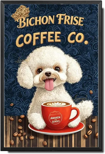 Vista 13 de Lygond Letrero de metal con texto en inglés «Bear That's What I Do I Drink Coffee I Hate People and I Know Things», decoración de invernadero