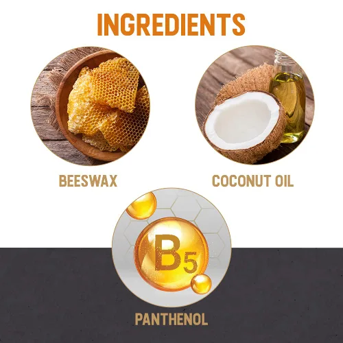 Vista 5 de Woody's Bálsamo para barba 2 en 1 para hombres – Suavizante de barba para hombres y cera de estilo, acondicionador e hidratante de cera de abeja