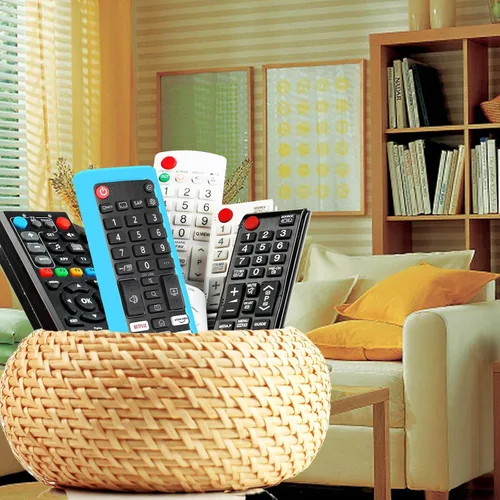 Vista 6 de Funda para control remoto LG TV, cubierta de batería compatible con control remoto LG para Smart TV serie AKB universal TV, cubierta para control