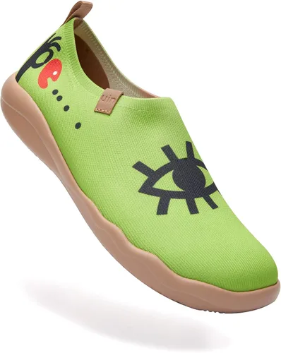 Vista 5 de UIN Mocasines para hombre, zapatos de viaje, sin cordones, de punto, casuales, ligeros, cómodos, de moda, zapatos deportivos Love Confession Toledo
