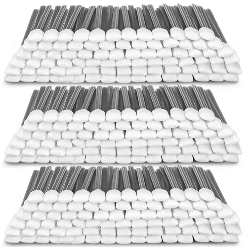 Vista 8 de Dunzy 300 piezas bastoncillos de limpieza de espuma con punta de esponja azul cuadrada rectangular de 5.12" para impresoras de inyección de tinta