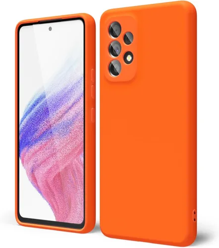 Vista 298 de oakxco Funda para teléfono Samsung Galaxy A12 con agarre de silicona líquida, linda delgada fina suave cubierta de gel de goma TPU lisa para mujeres