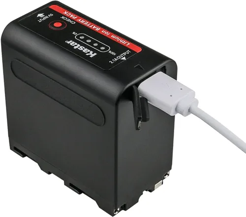 Vista 4 de Kastar Magic NP-F980Exp - Batería de repuesto para cámara Bosma G1 Pro 8K (MFT)