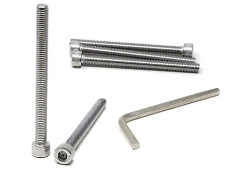 Vista 251 de iexcell Kit de tornillos de cabeza hexagonal de acero inoxidable 304, 100 unidades M2 x 0.157 in, paso de rosca de 0.016 in