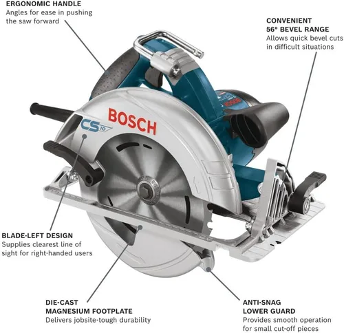 Vista 2 de Bosch Sierra circular CS10 de 7-1/4 pulgadas
