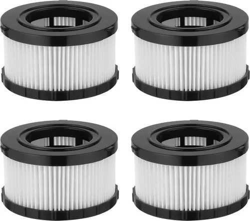 Vista 7 de Fette Filter - Filtro HEPA DC5151H compatible con los modelos de vacío en seco y húmedo DEWALT DC515 DCV517 DCV517B Parte # DC5151H incluye 2