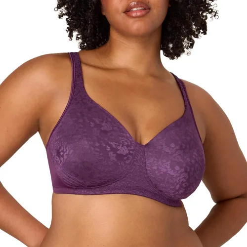 Vista 10 de Playtex Brasier inalámbrico para mujer, sujetadores de talla grande de 18 horas disponibles, máximo soporte, absorción de humedad, paquete Almendra