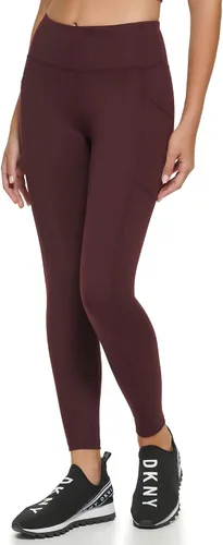 Vista 3 de DKNY Leggings deportivos para mujer con control de abdomen