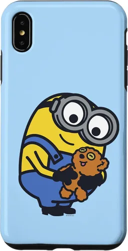 Vista 10 de iPhone 13 Despicable Me Minions Bob Holding Teddy Bear Case