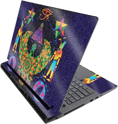 Vista 421 de MightySkins - Skin brillante con purpurina para Alienware M17 R3 (2020) y M17 R4 (2021) - Diversión de los años 90 Acabado duradero con purpurina