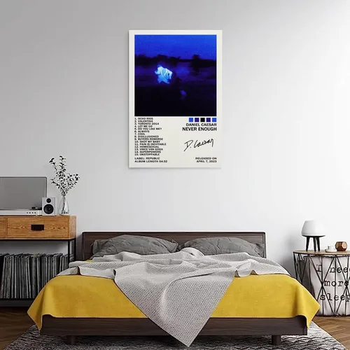 Vista 3 de Nunca Es Suficiente Póster de Lienzo Arte de Pared para la Sala de Estar Pintura para Dormitorio 8 x 12 pulgadas (20 x 30 cm)
