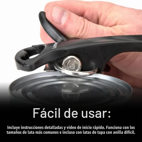 Vista 6 de Lantana Abrelatas (borde suave/seguridad), manual de mano, levantador