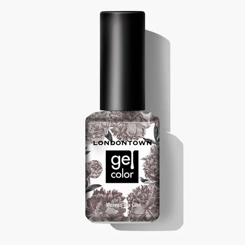 Vista 35 de LONDONTOWN Esmalte de uñas de gel UV/LED, de larga duración, resistente al astillado, color de alto brillo, marrón beige natural brillante, 0.4 fl