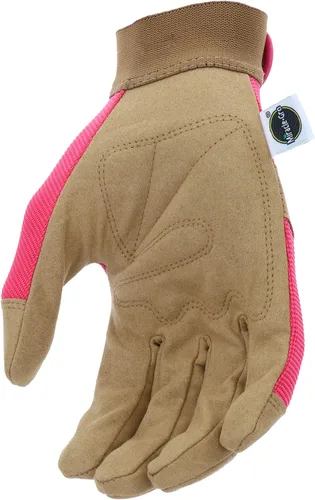 Vista 5 de Miracle-Gro MG86205 - Guantes generales de utilidad – [medianos/grandes], guantes acolchados de piel sintética, espalda de elastano, muñeca