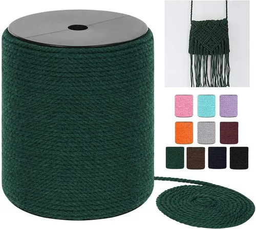 Vista 20 de Cordón de macramé, 0.118 pulgadas x 328 yardas