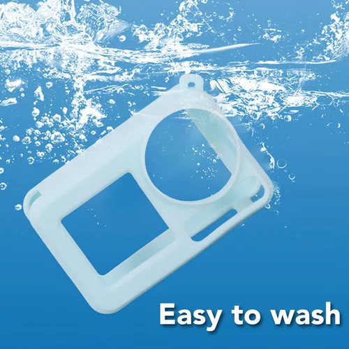 Vista 3 de Pssopp Funda de silicona para cámara, a prueba de golpes, a prueba de huellas dactilares, a prueba de aceite, lavable, funda protectora suave