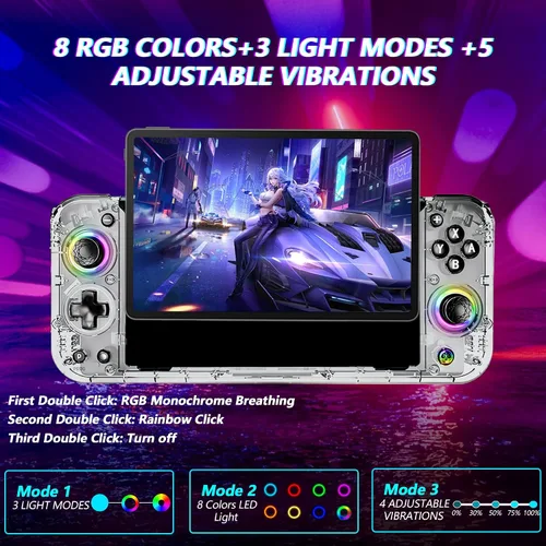 Vista 8 de SZYUYU Switch Controller for Nintendo Switch/OLED, Full-Size Grip Ergonomic Handheld Mode Controller, Switch Pro Controller One-Piece Joypad with 8