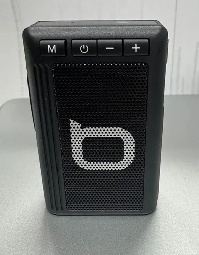 Vista 7 de Bumpboxx Retro Pager - Altavoz Bluetooth premium, mini altavoz inalámbrico portátil impermeable con sonido estéreo fuerte, linterna LED, Bluetooth