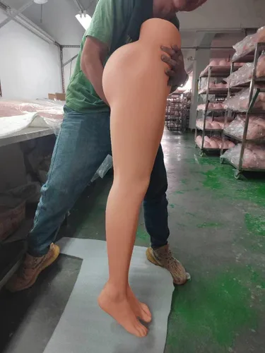 Vista 3 de Muñeca sexual fetichista de piernas gordas de 66.14 libras para hombres, muñeca sexual masculina TPE debajo de la cintura con anal vaginal