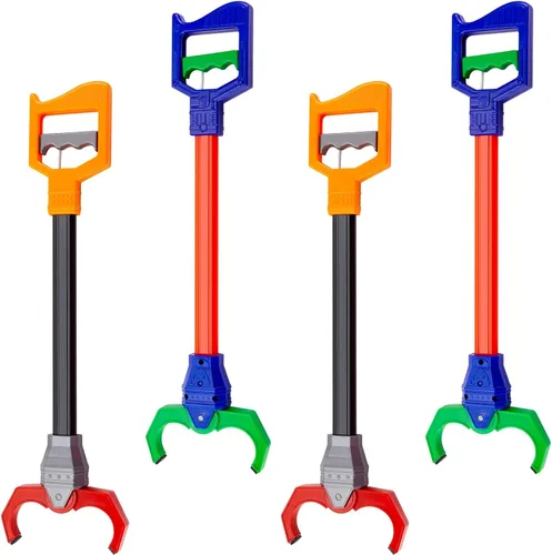 Vista 8 de Lewtemi - Juguete interactivo de garra para niños, 4 piezas, 18 pulgadas, multicolor